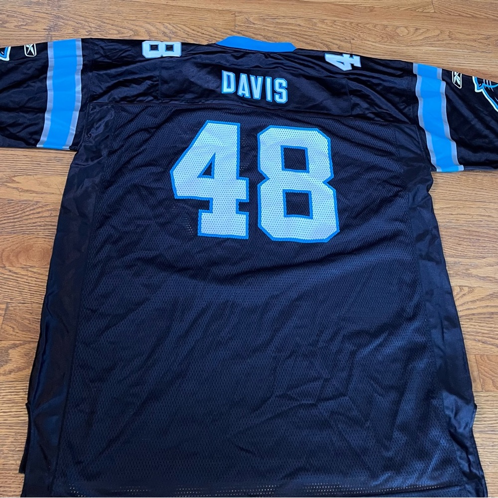 Stephen Davis Carolina  Panthers are a Reebok Black NFL Players  Jersey XXL